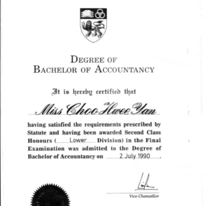 CHOO HWEE YAN, FLORENCE